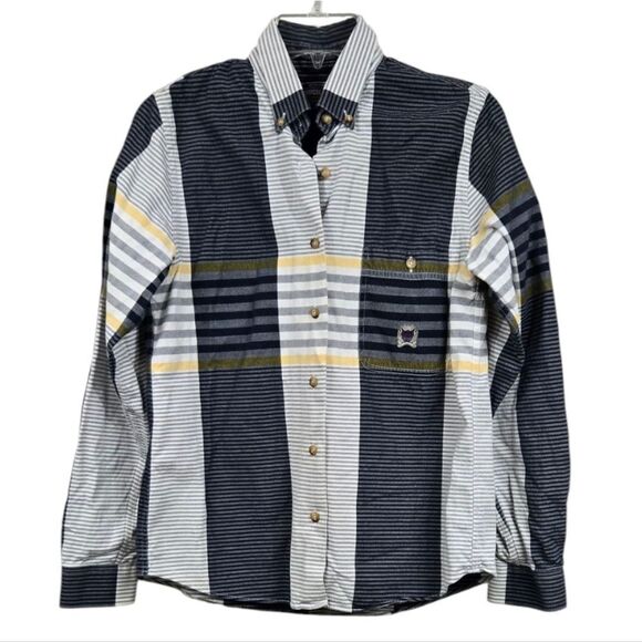 Rough Stock Panhandle Slim Striped Boys XL 18 Western Cowboy Shirt Long Sleeve - Picture 10 of 10